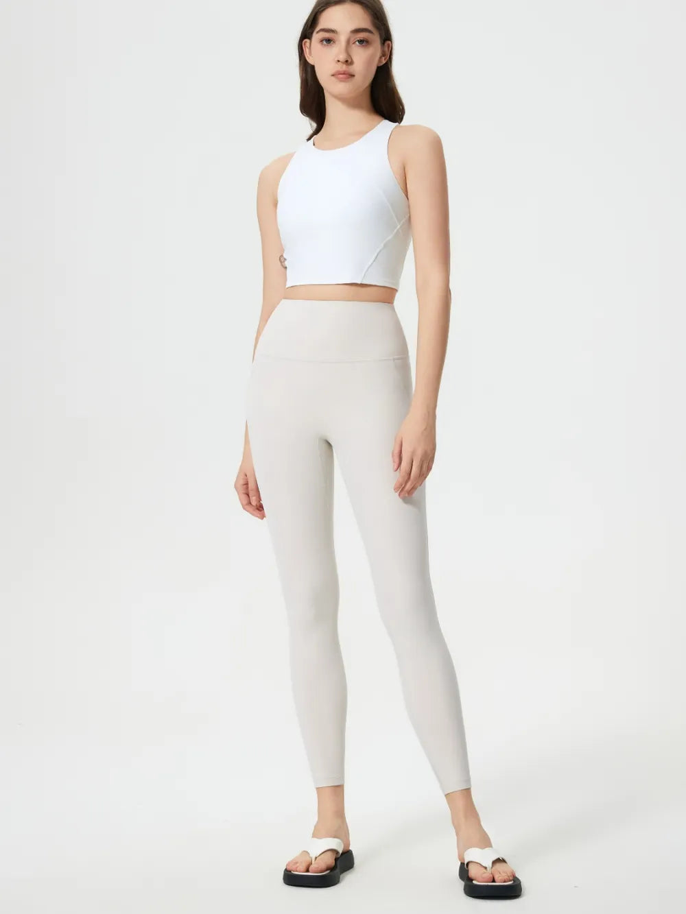 Wide Waistband Active Leggings – High Rise Workout & Everyday Wear
