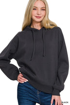 Zenana Relaxed Fit Fleece Pullover Hoodie – Soft Cozy Essential