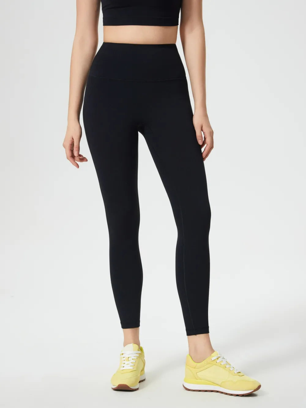 Wide Waistband Active Leggings – High Rise Workout & Everyday Wear