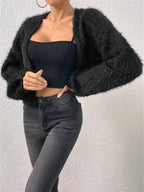 Open Front Long Sleeve Cardigan – Cozy Casual Layering Piece