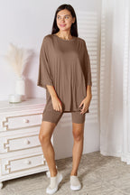 3/4 Sleeve Top & Shorts Set – Stylish, Comfy & Versatile