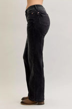 Judy Blue Mid Rise Straight Jeans – Western Seam Classic Style