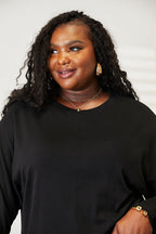 Detail Round Neck Long Sleeve Top – Versatile, Comfy & Chic