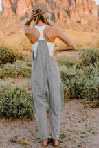 Double Take V-Neck Sleeveless Jumpsuit with Pockets – Chic & Comfy