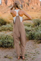 Double Take V-Neck Sleeveless Jumpsuit with Pockets – Chic & Comfy
