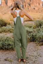 Double Take V-Neck Sleeveless Jumpsuit with Pockets – Chic & Comfy