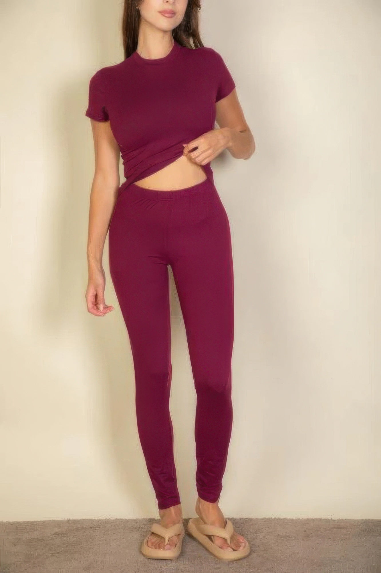 Dreamkue Basic Solid Leggings