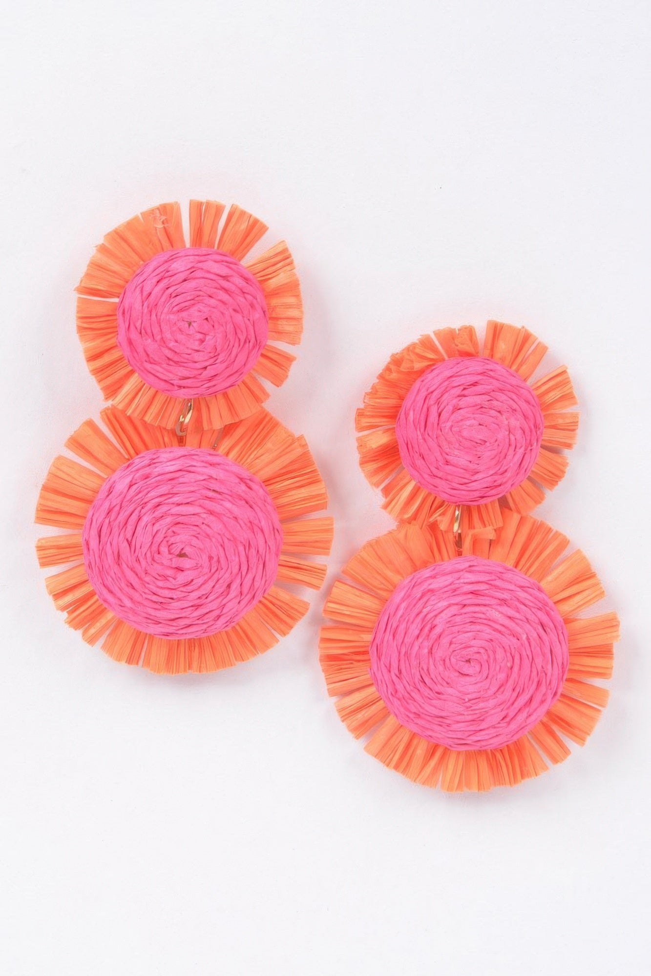 Dreamkue Faux Straw Dangling Earring