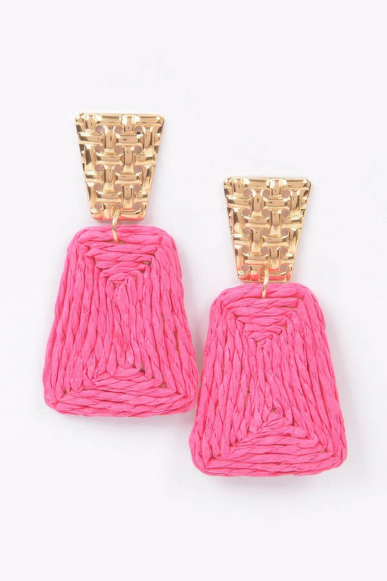 Dreamkue Faux Straw Dangling Earring