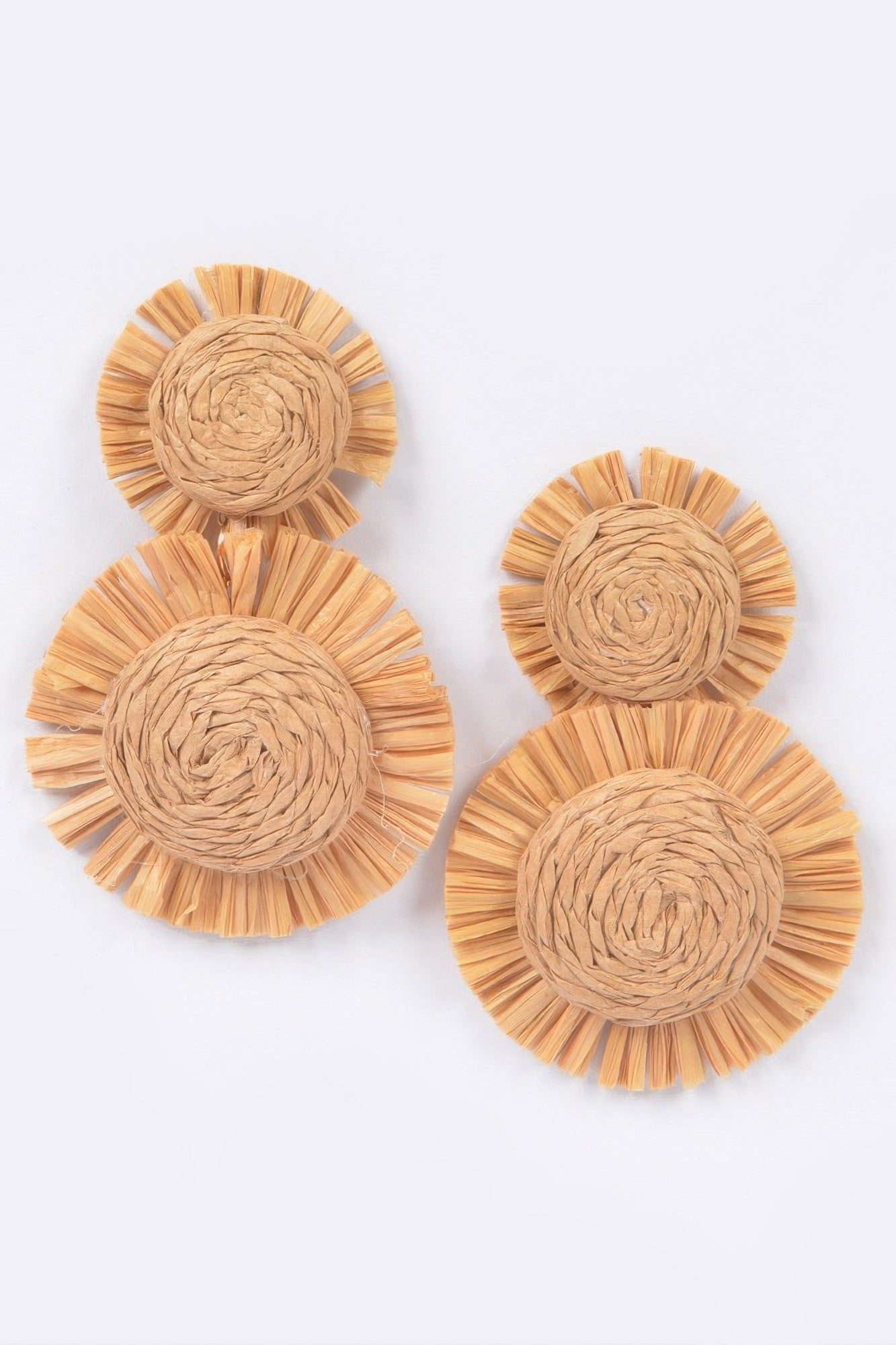 Dreamkue Faux Straw Dangling Earring
