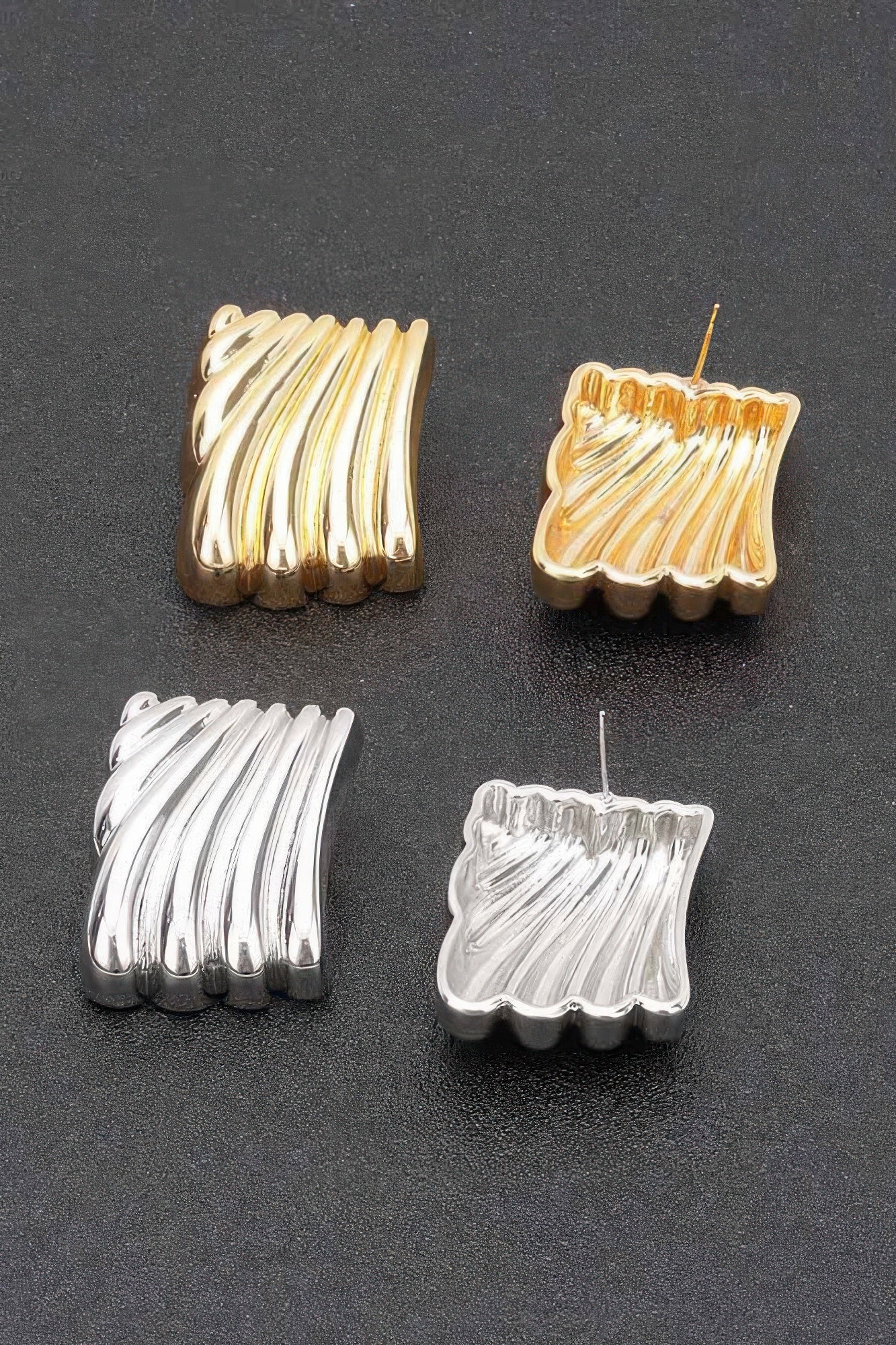 Dreamkue Gold Plated Metal Earring