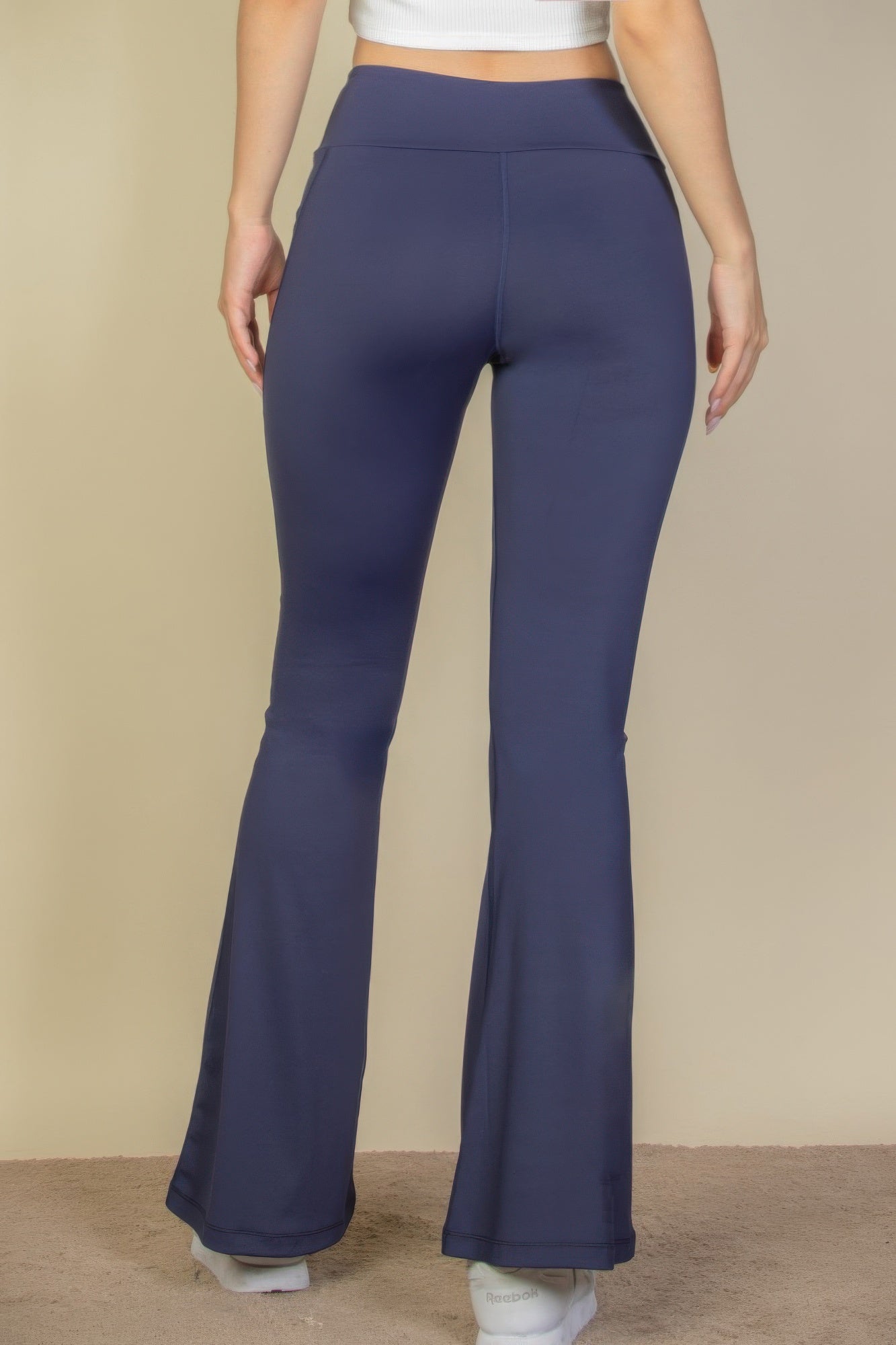 Dreamkue High Waist Side Pocket Flare Leggings