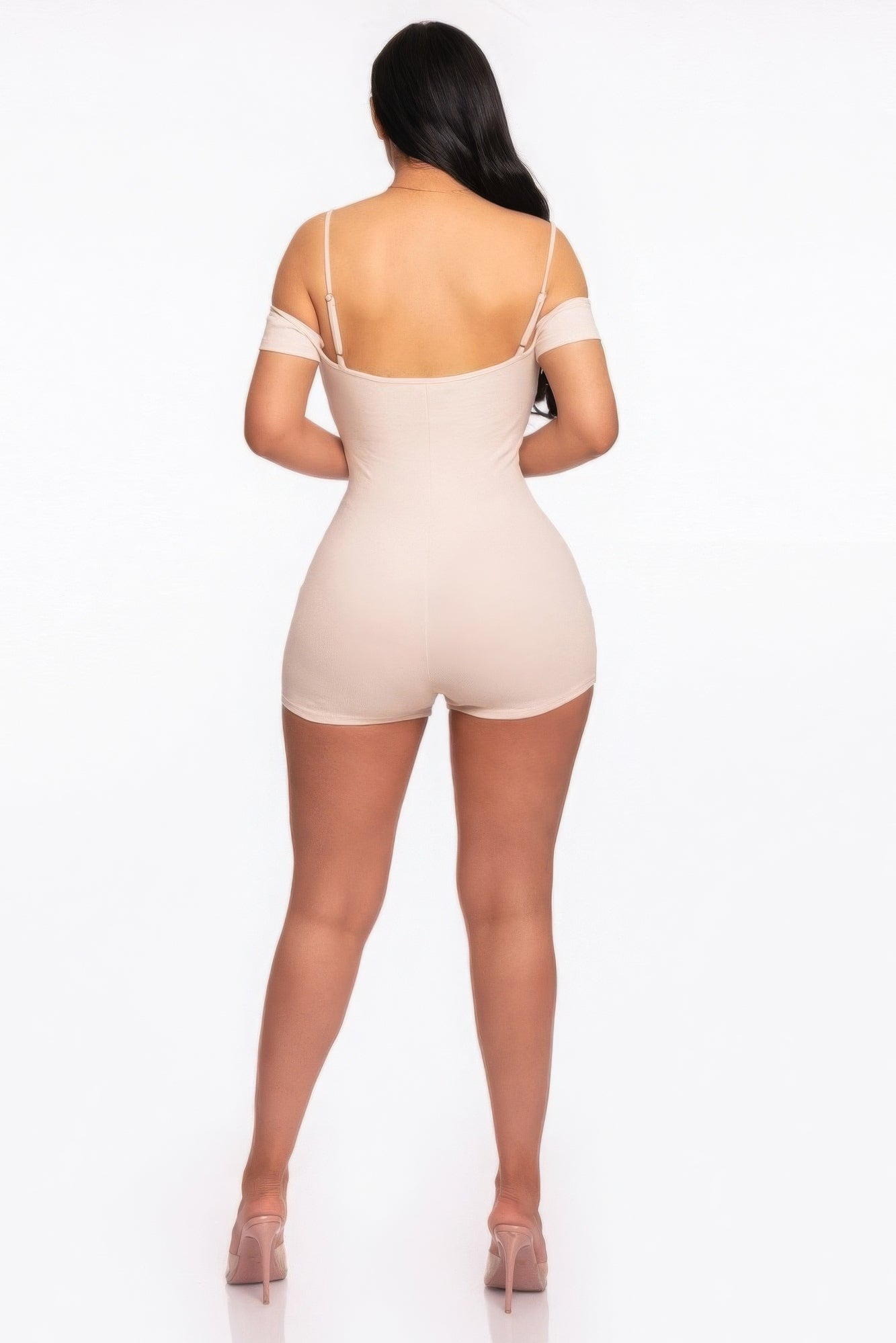 Dreamkue Infinity Off-shoulder Knitted Rompers