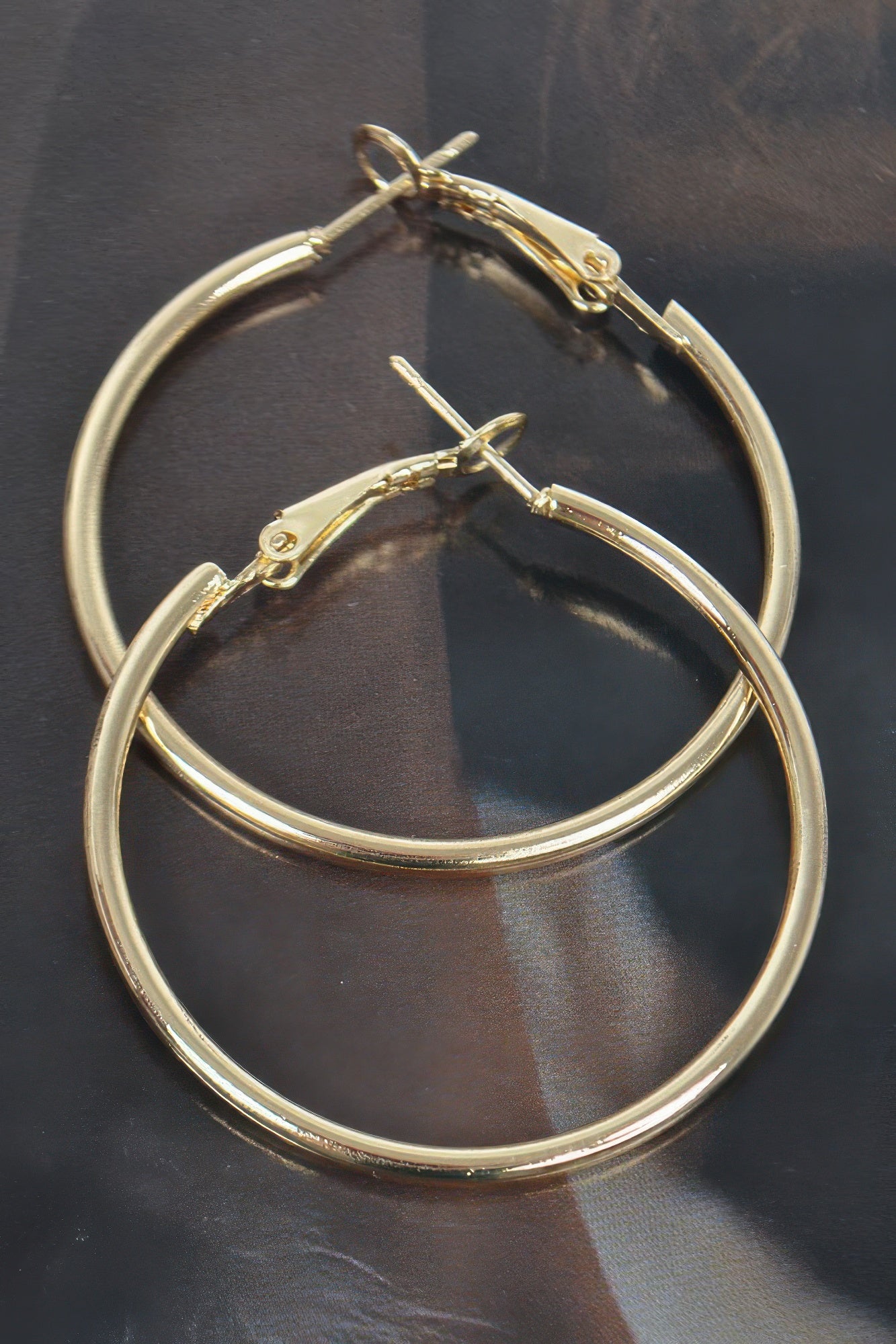Dreamkue Metal 40mm Hoop Earring