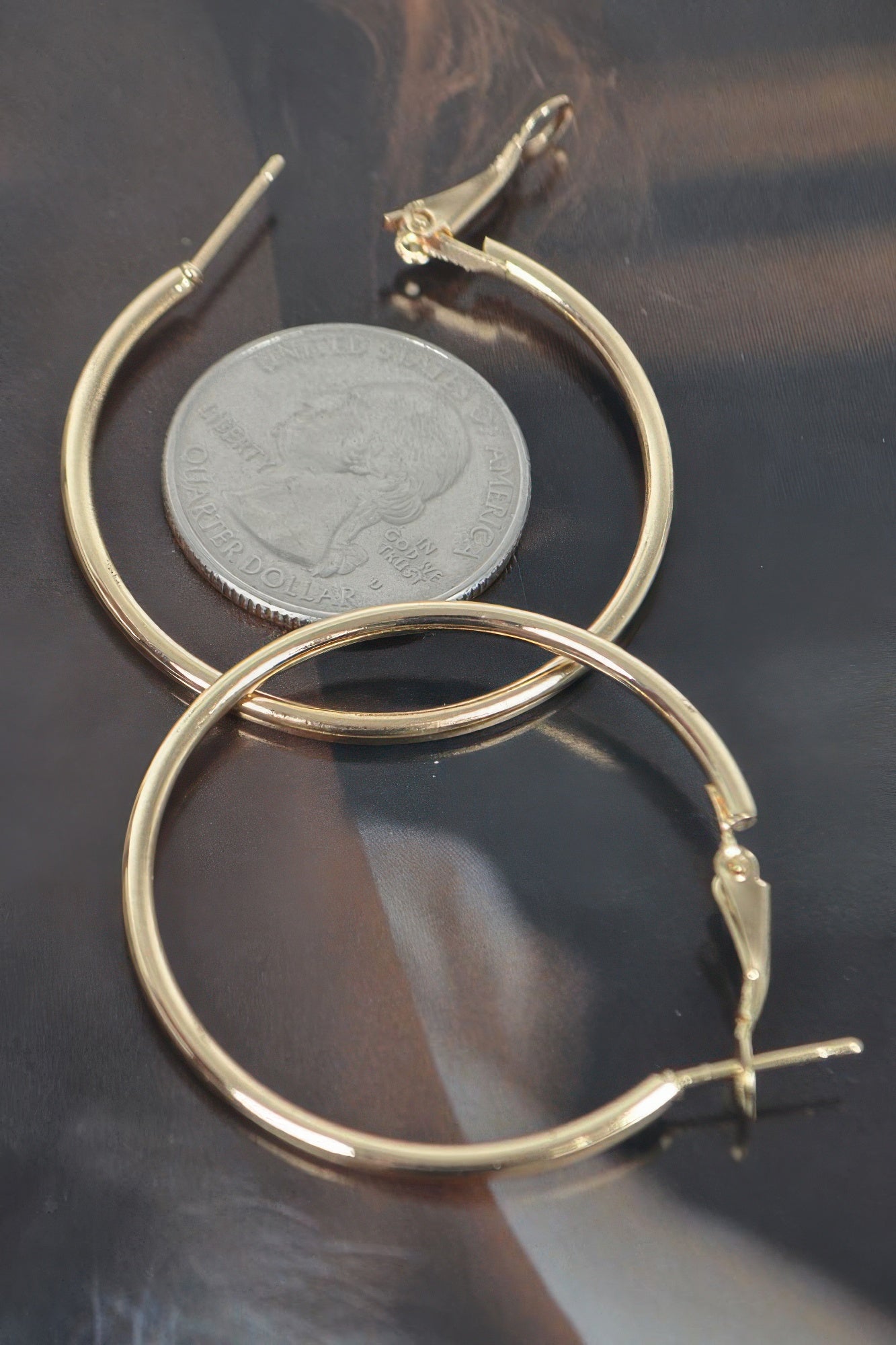 Dreamkue Metal 40mm Hoop Earring