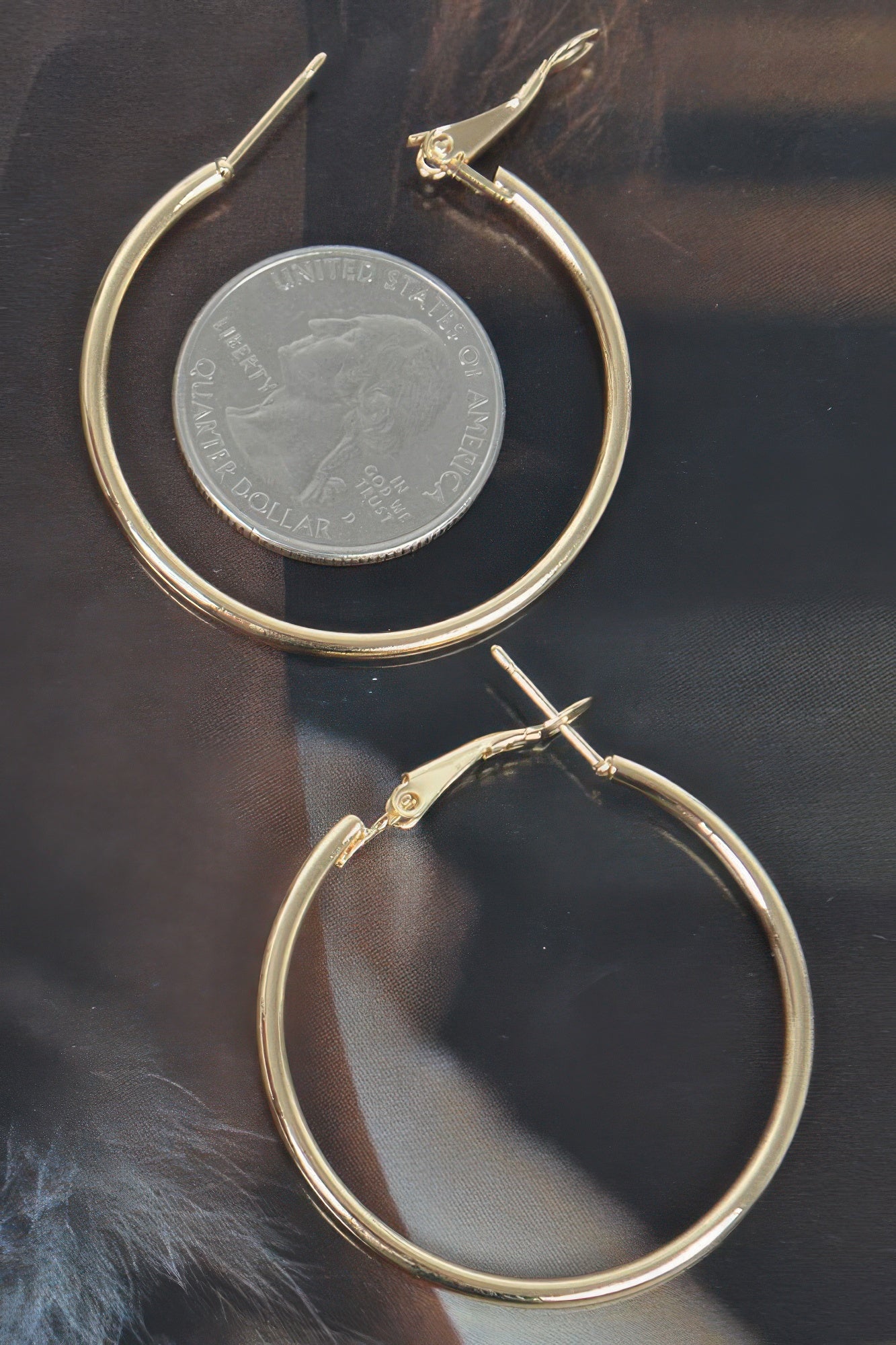 Dreamkue Metal 40mm Hoop Earring