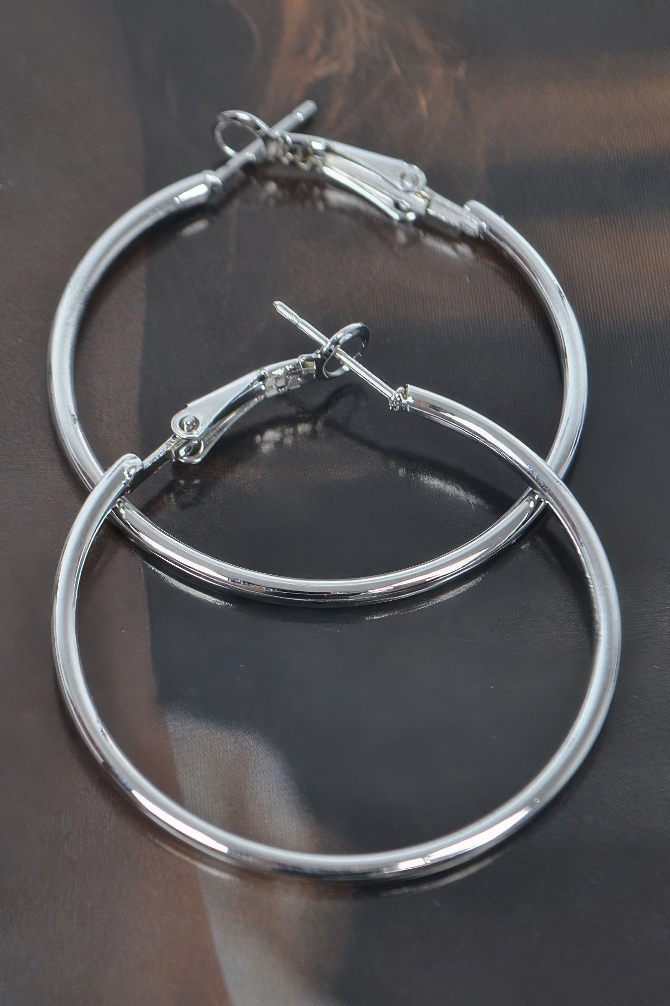 Dreamkue Metal 40mm Hoop Earring