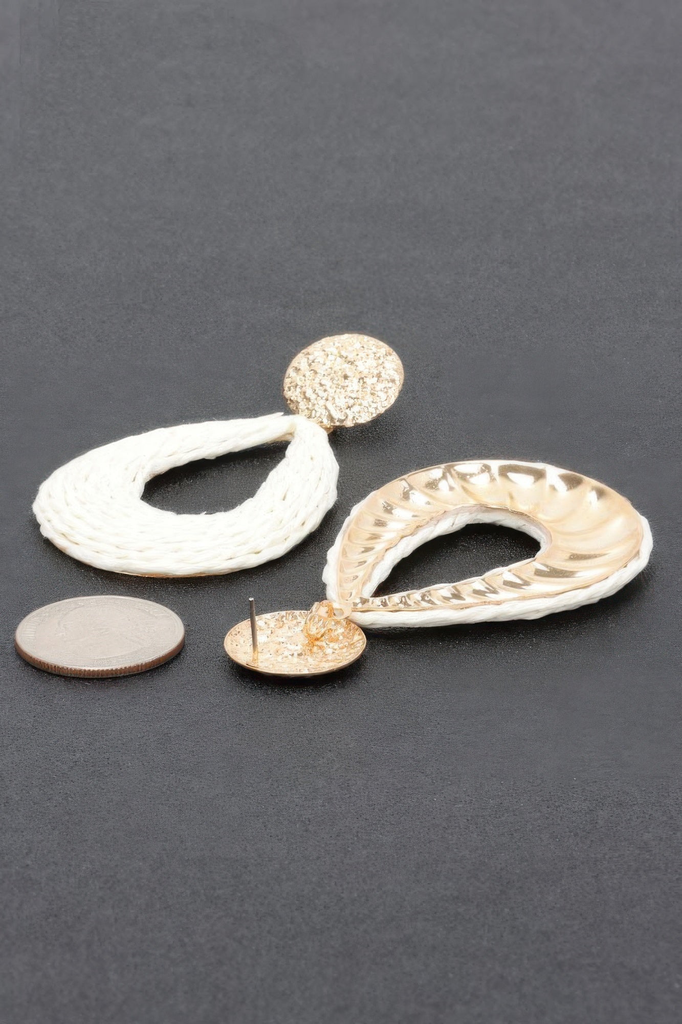 Dreamkue Metal And Paper Earrings