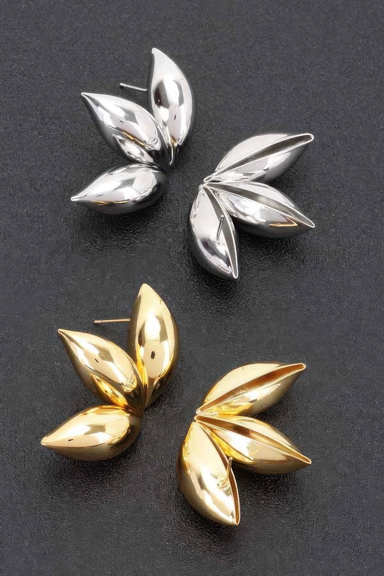 Dreamkue Metal Gold Dip Earring