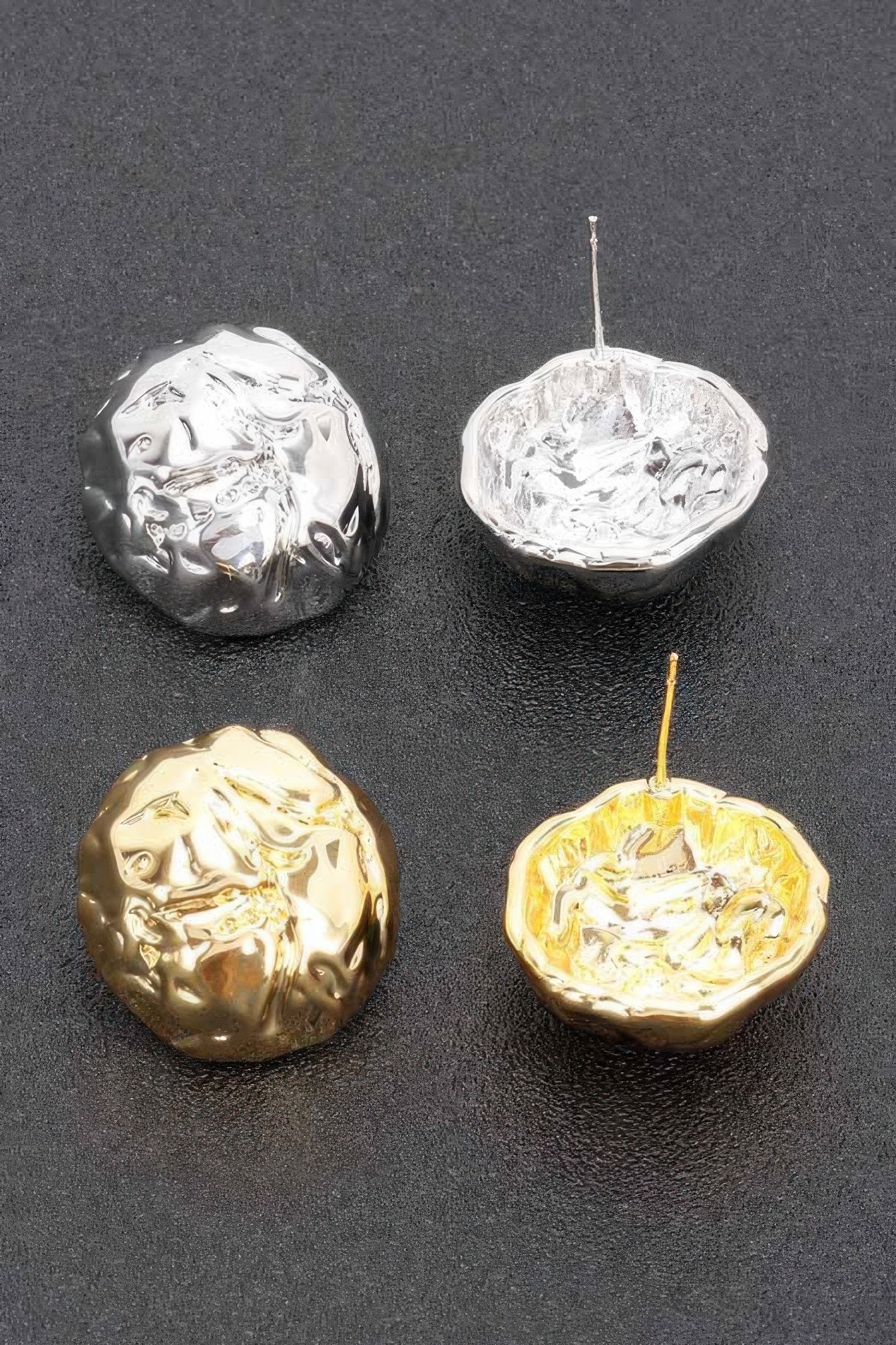 Dreamkue Metal Gold Dip Earring