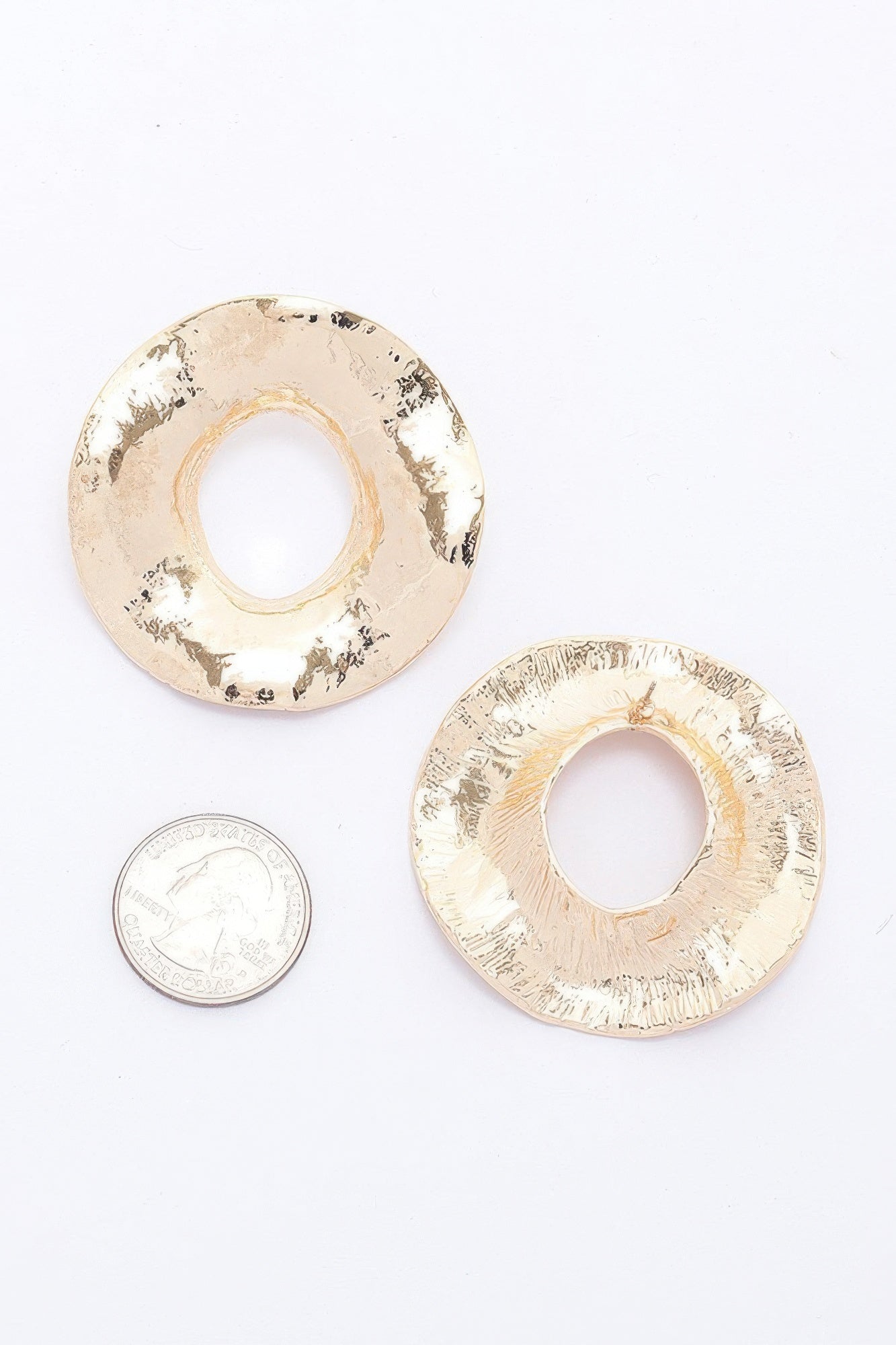 Dreamkue Metal Gold Dip Earring