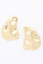 Dreamkue Metal Gold Dip Earrings