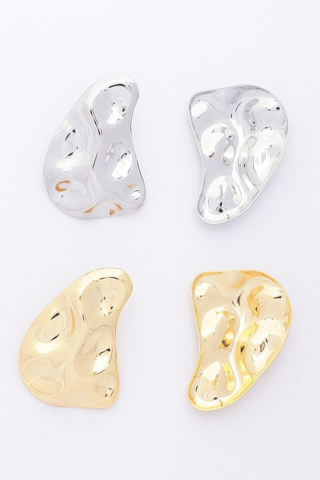 Dreamkue Metal Gold Dip Earrings