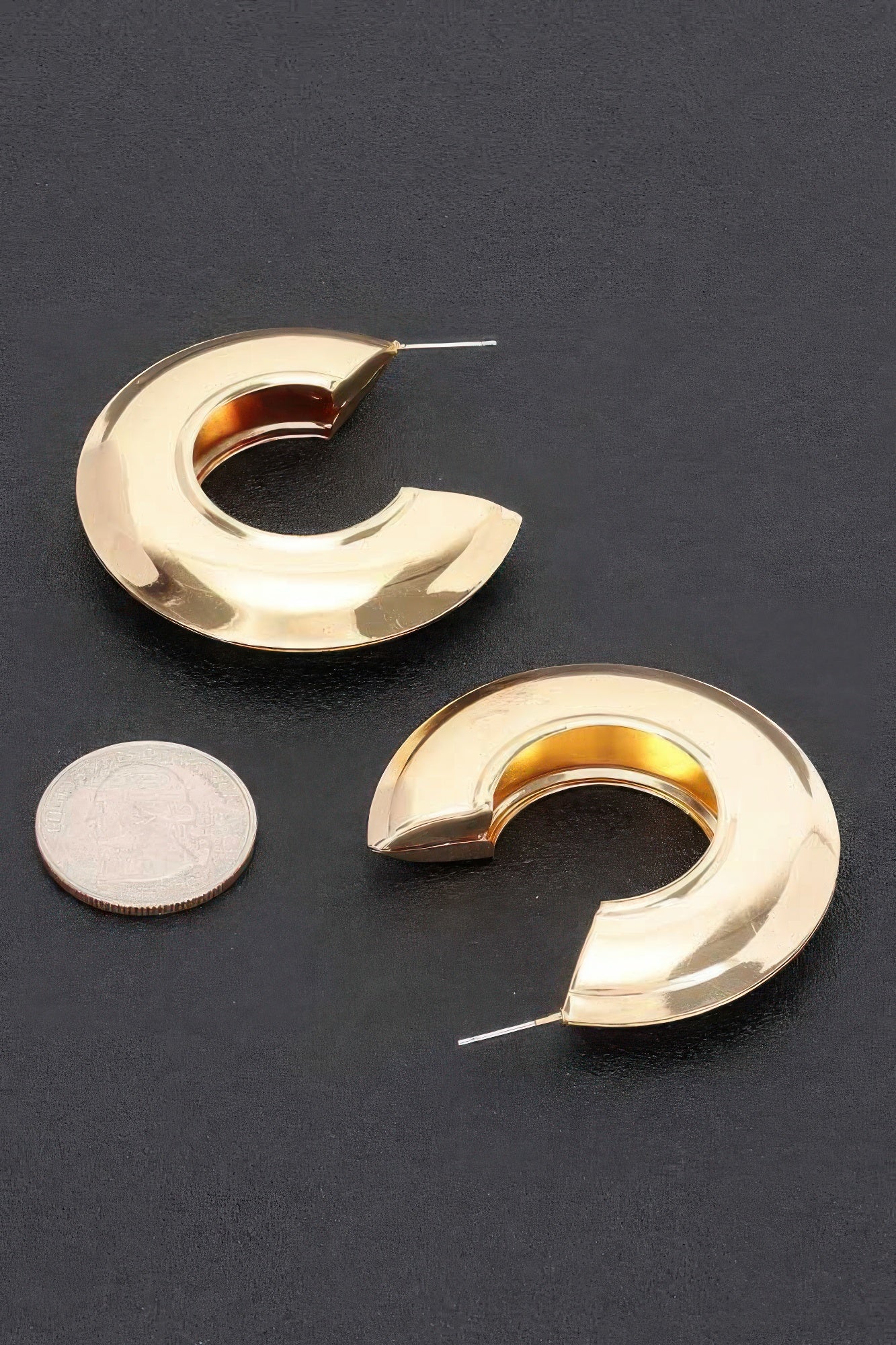 Dreamkue Metal Hoop Earrings