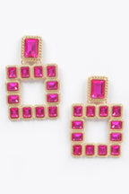 Dreamkue Multi Square Gemstone Earrings