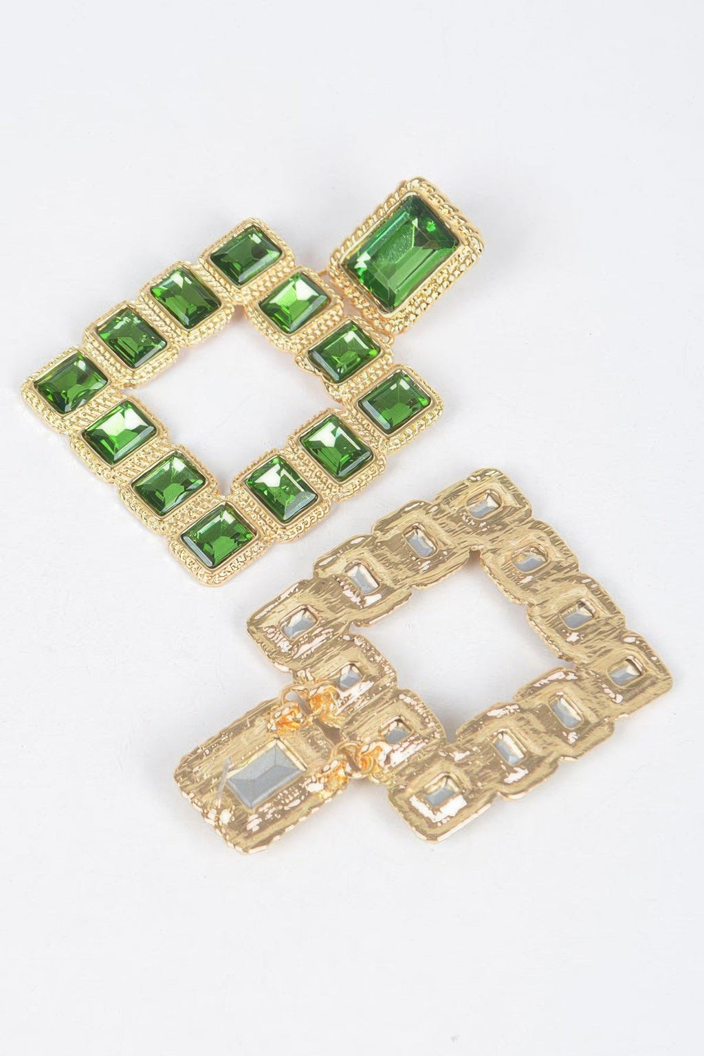 Dreamkue Multi Square Gemstone Earrings
