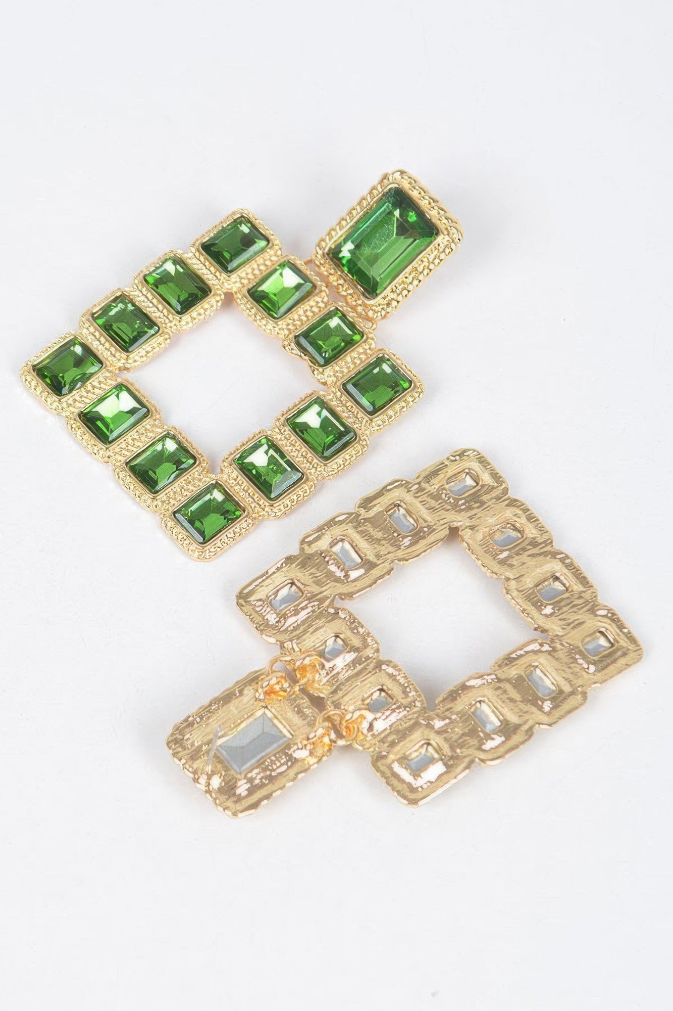 Dreamkue Multi Square Gemstone Earrings