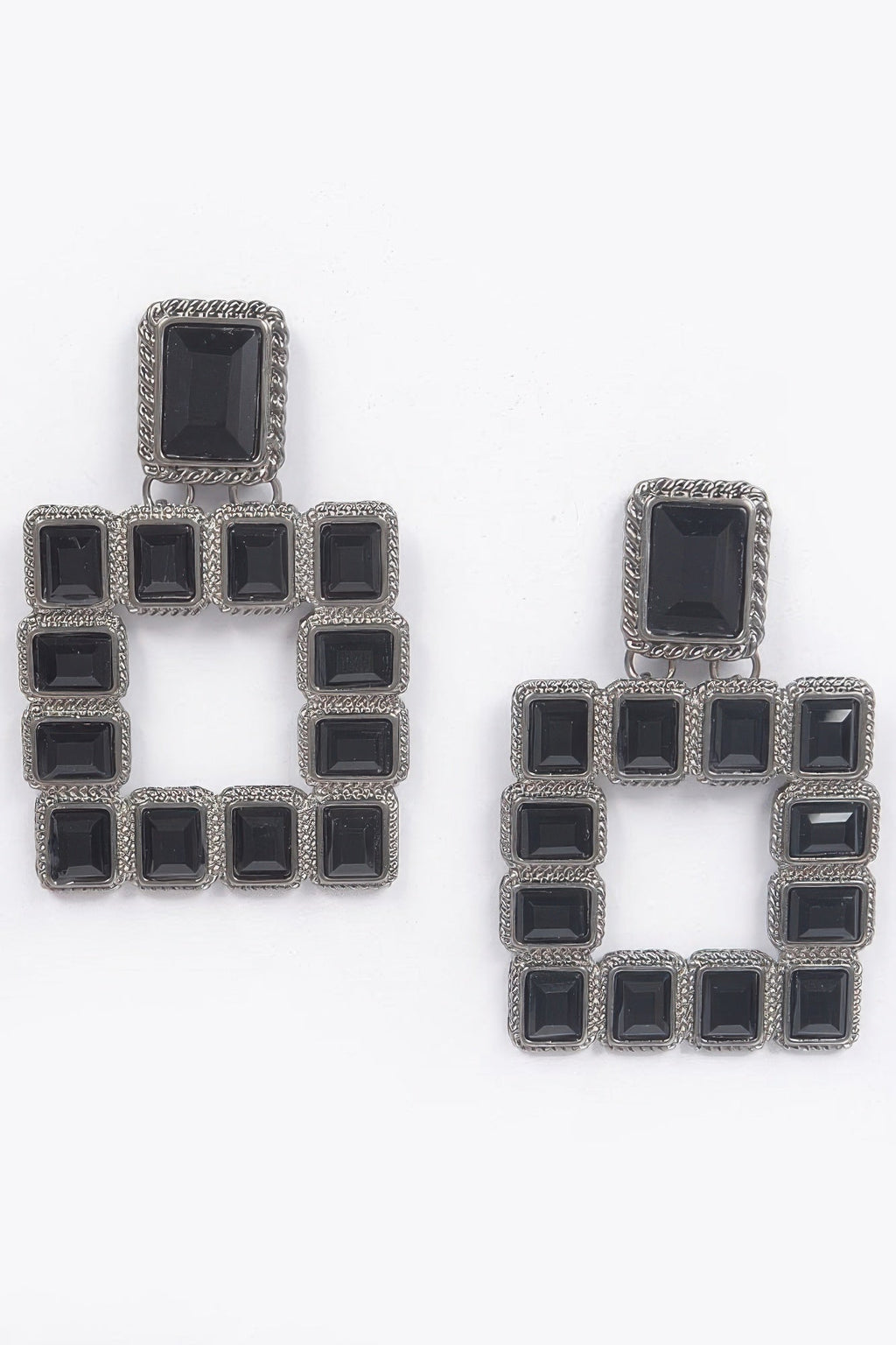 Dreamkue Multi Square Gemstone Earrings