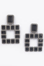 Dreamkue Multi Square Gemstone Earrings