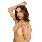 Dreamkue Nude Adhesive Strapless Backless Push Up Invisible Bra D Cup