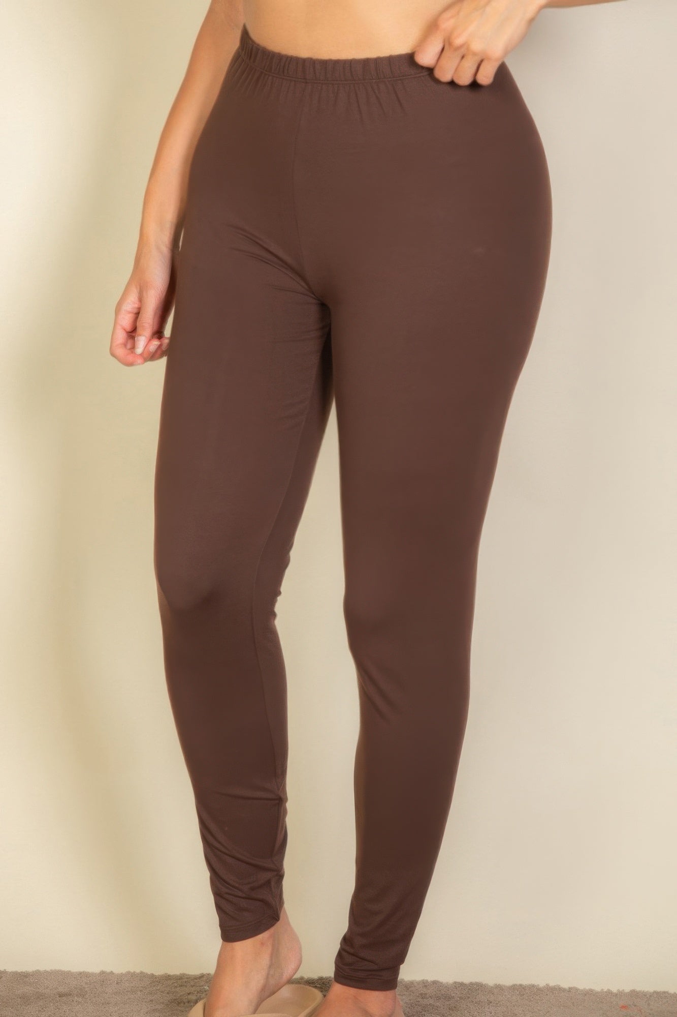 Dreamkue Plus Basic Solid Leggings