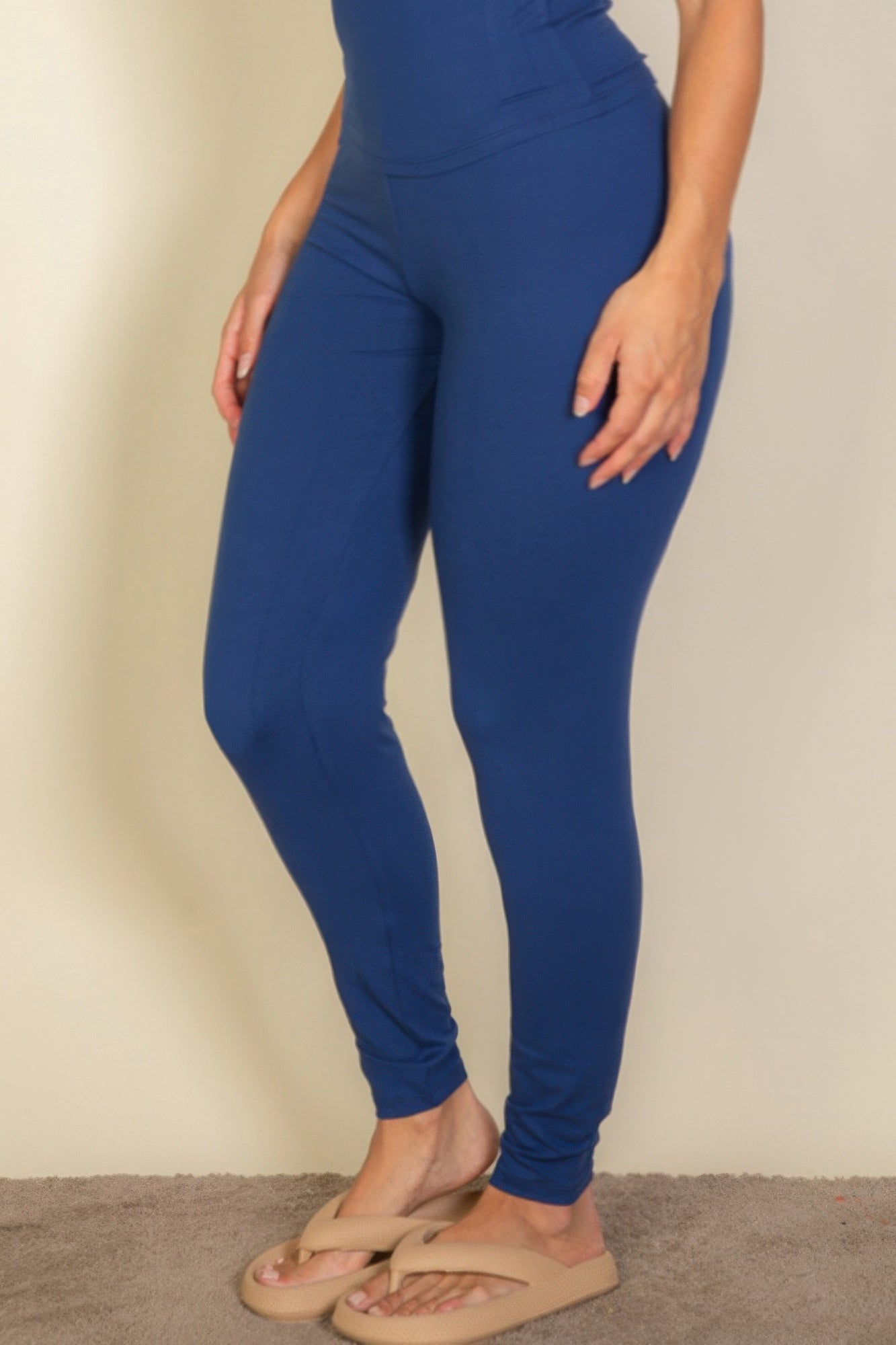 Dreamkue Plus Basic Solid Leggings