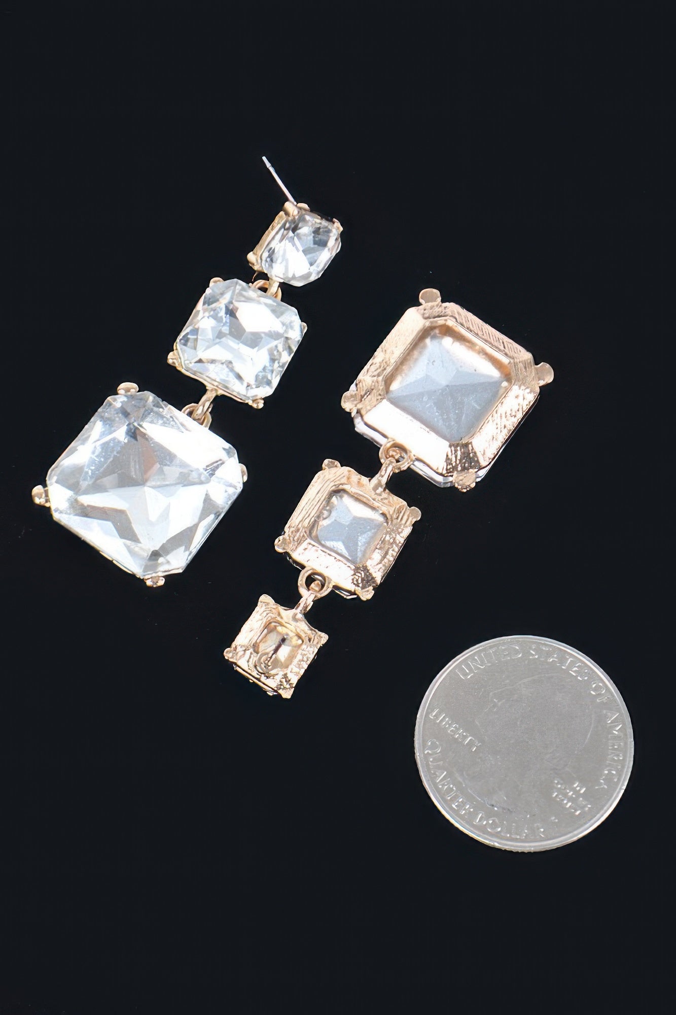 Dreamkue Rhinestone Dangle Earring