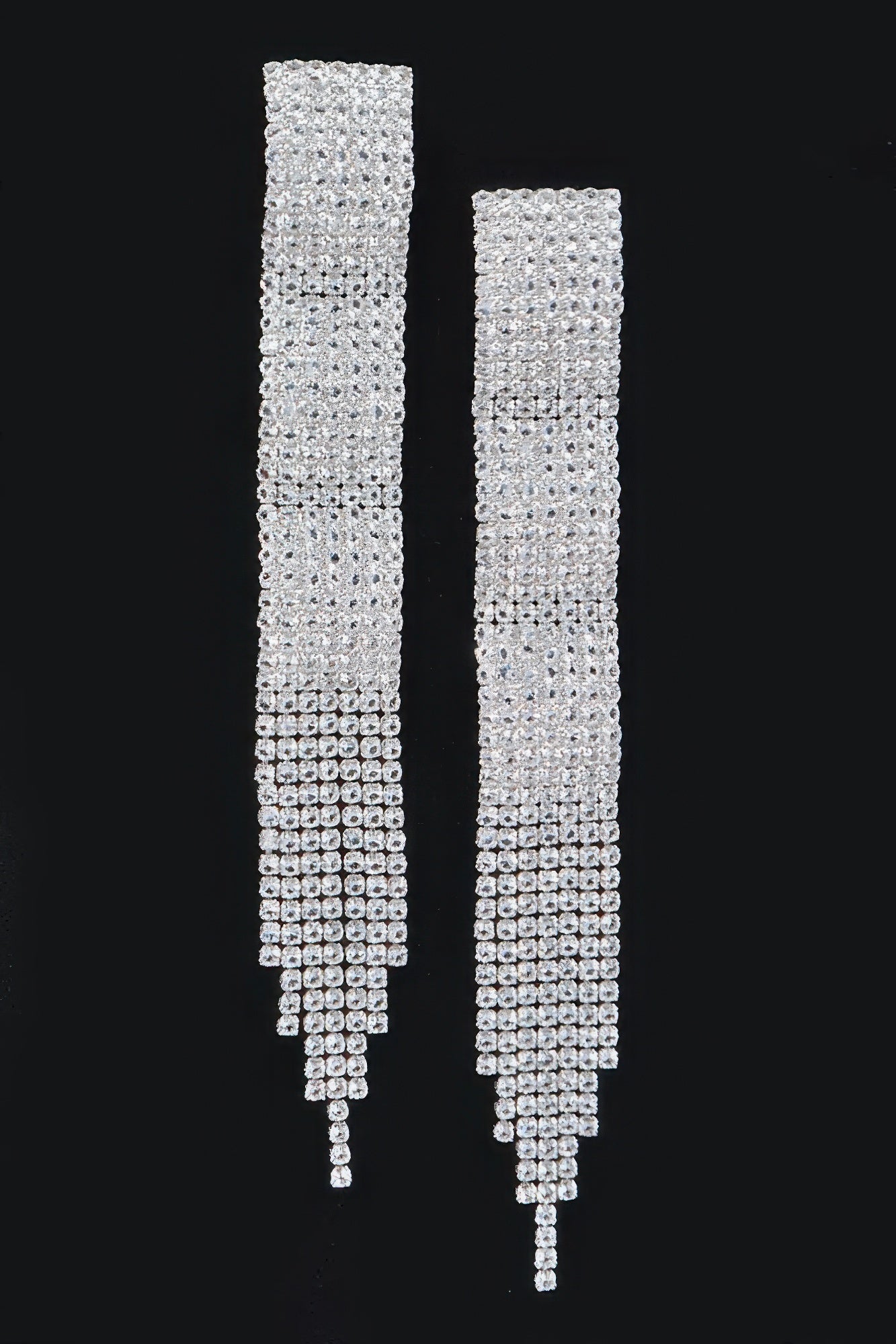 Dreamkue Rhinestone Fringe Earring