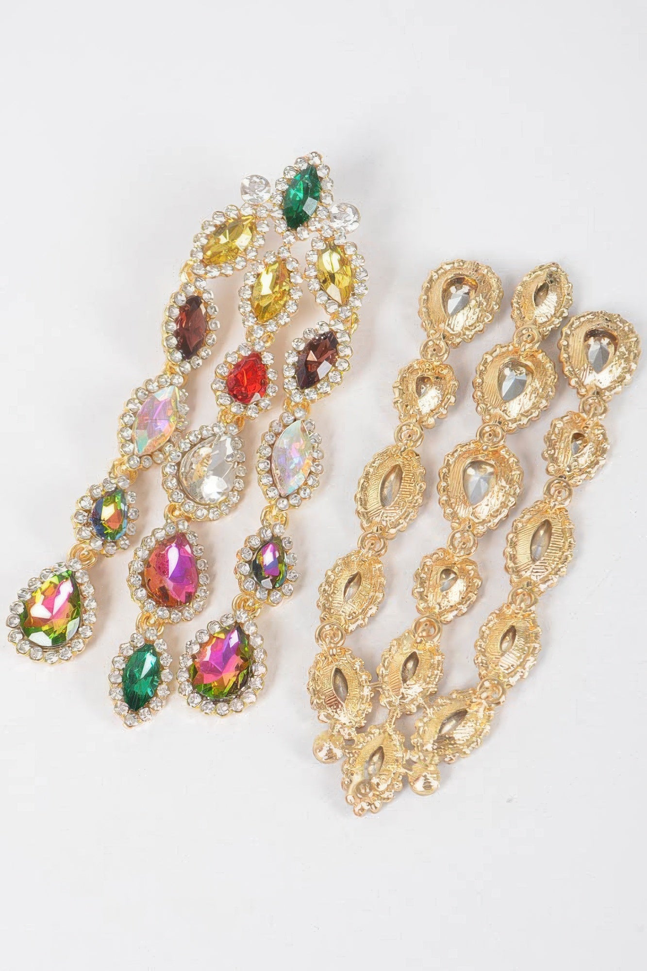 Dreamkue Rhinestone Fringe Earring