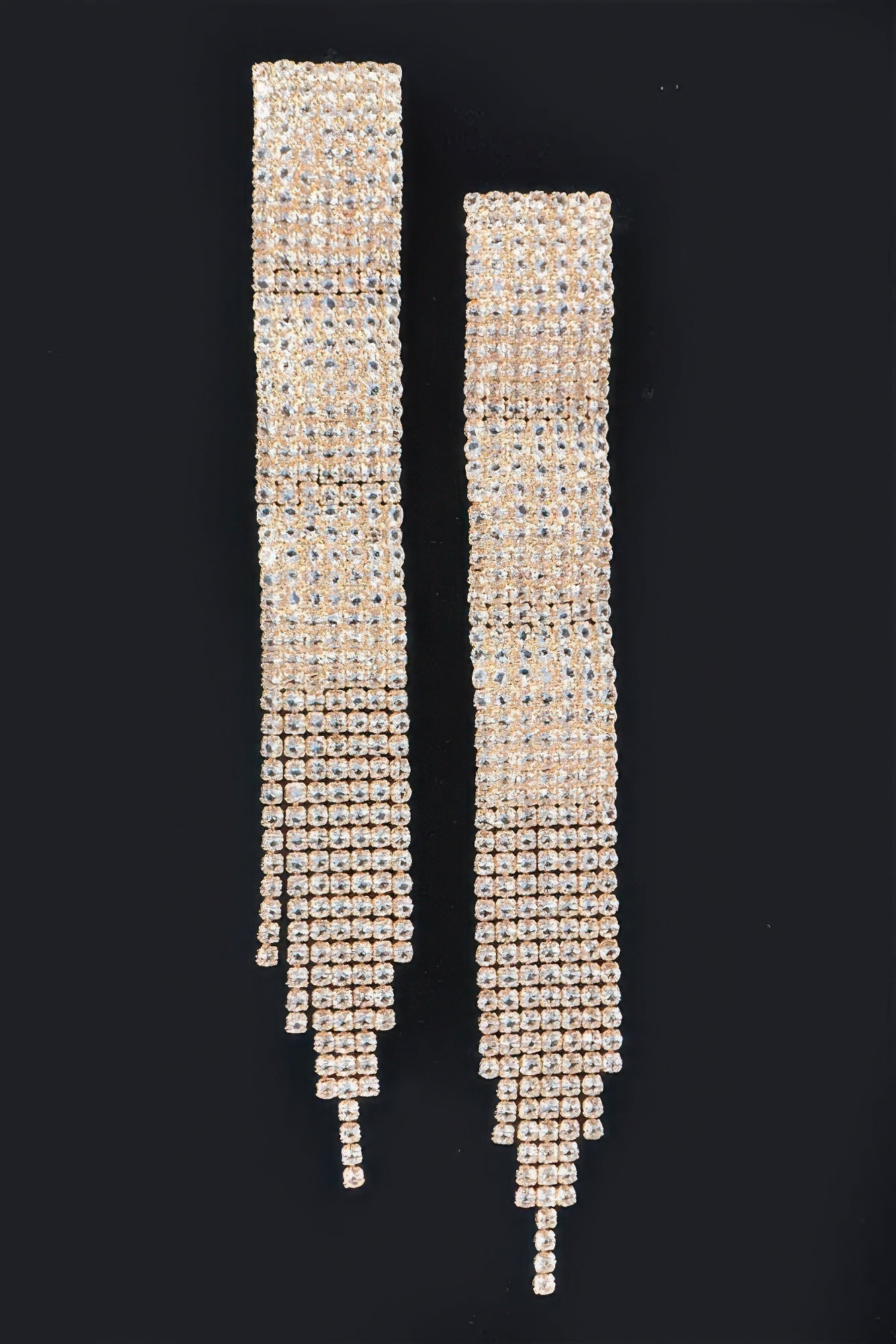 Dreamkue Rhinestone Fringe Earring