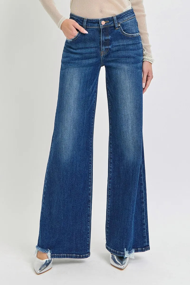Dreamkue Risen High Rise Wide Leg Jeans
