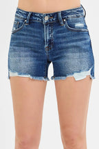 Dreamkue Risen Mid Rise Jean Shorts