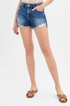 Dreamkue Risen Mid Rise Jean Shorts