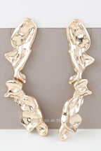 Dreamkue Shiny Abstract Ripple Earrings