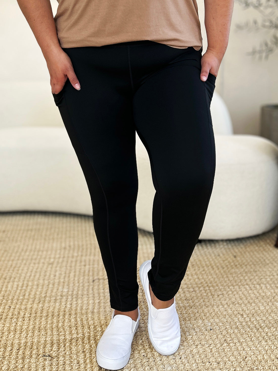 Dreamkue Wide Waistband Sports Leggings