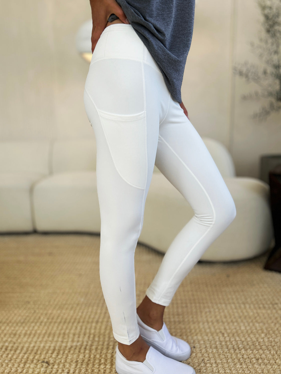 Dreamkue Wide Waistband Sports Leggings