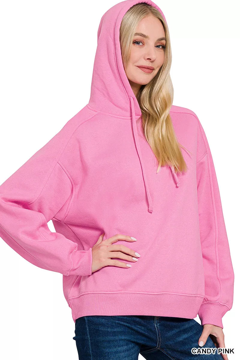 Zenana Oversized Pullover Hoodie – Cozy Relaxed Everyday Style