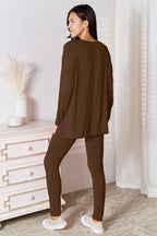 V-Neck Long Sleeve Lounge Set – Cozy, Stylish & Effortless