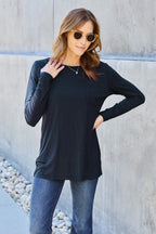 Round Neck Long Sleeve Top – Classic, Comfy & Versatile