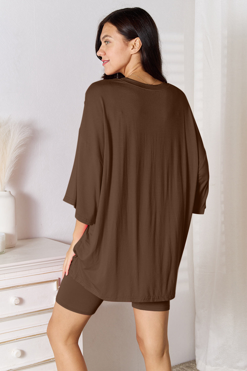 3/4 Sleeve Top & Shorts Set – Stylish, Comfy & Versatile